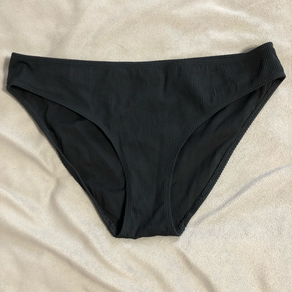 aerie black bikini bottoms